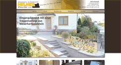 Desktop Screenshot of helmer-naturstein.de